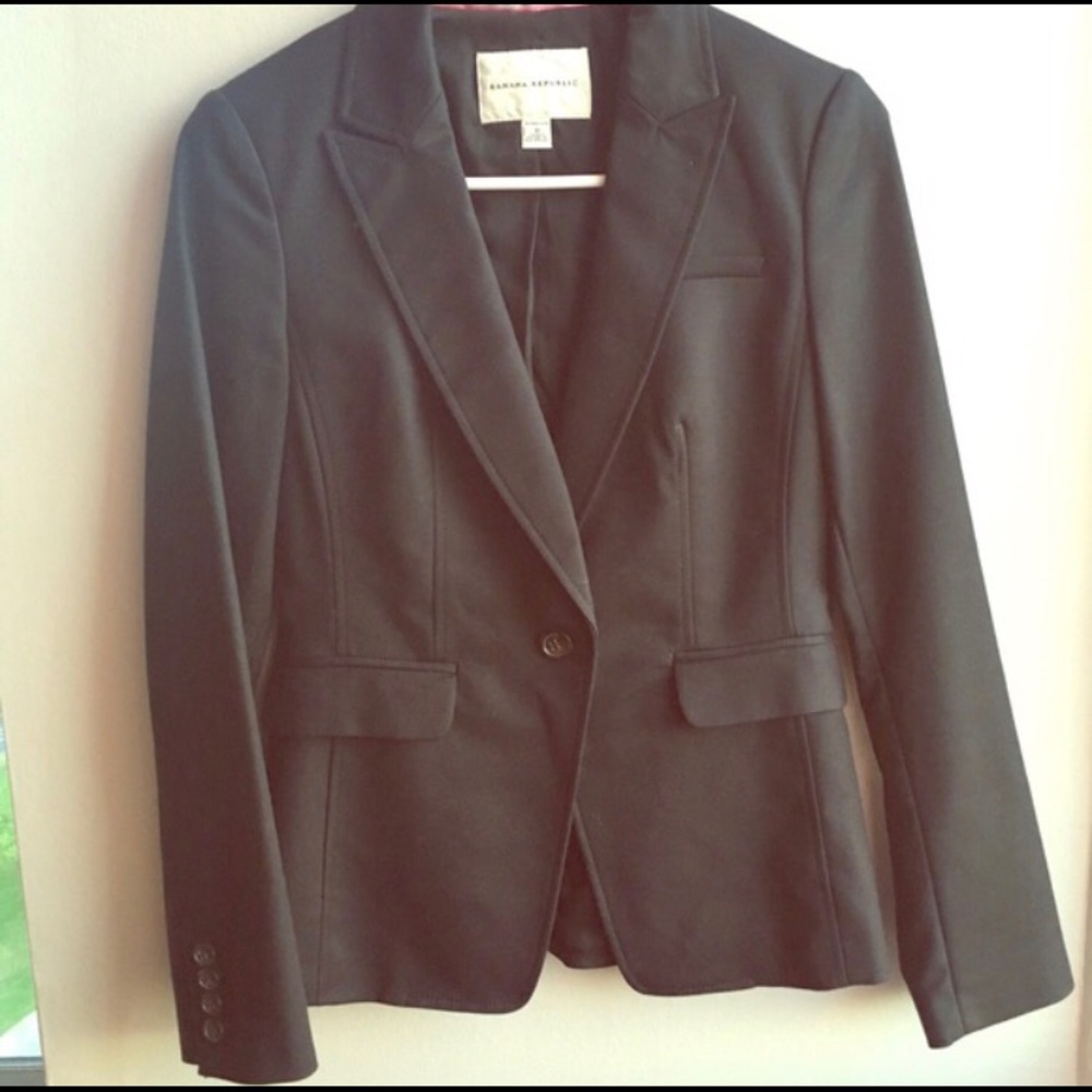 Banana Republic Black Blazer SZ 0 - Worn once